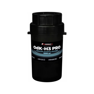 OdK-H3 PRO Odstraszacz kretów, nornic i karczowników WIBRACYJNO-DŹWIĘKOWY - Połączenie fal akustycznych i wibracji mechanicznych, zasięg ok. 1300 m2