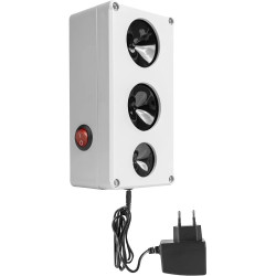 Wodoodporny odstraszacz ultradźwiękowy na kuny, myszy i szczury DRAGON ULTRASONIC C300, bazar