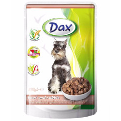 Dax Dog wołowina z królikiem w saszetce 100 g