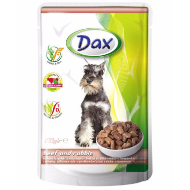 Dax Dog wołowina z królikiem w saszetce 100 g