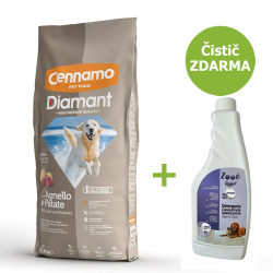 Granulat dla psów Diamant Dog Adult Lamb 15 kg + GRATIS ŚRODEK CZYSZCZĄCY