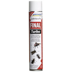 Final Turbo Spray - Aerozol - do zabijania owadów latających i pełzających, w tym much