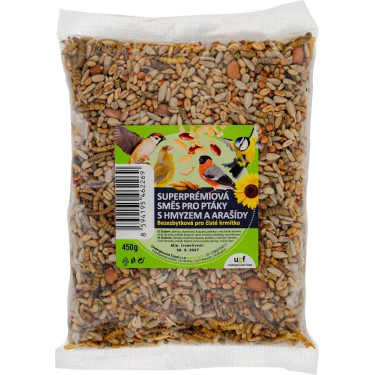 Mieszanka dla ptaków z owadami i orzeszkami ziemnymi - 450 g