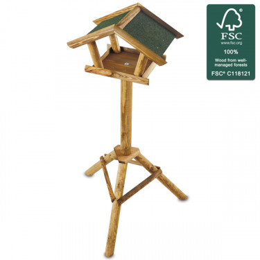 Drewniany karmnik dla ptaków Domek dla ptaków