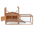 Drewniany domek dla królika ADANA, 1560x520x680 mm