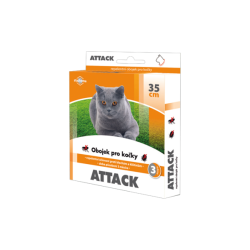 Obroża Attack  dla kotów 35 cm