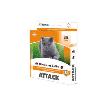Obroża Attack  dla kotów 35 cm