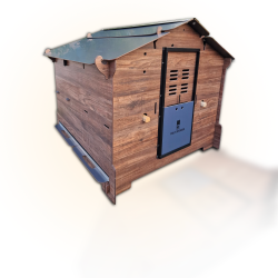 Kurnik POLLY SIMPLY L – wytrzymały kurnik HPL dla 6–8 kur bez konieczności konserwacji + opcja Polly AutoDefender