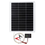 System solarny AgroElectro – panel solarny 50 W z regulatorem