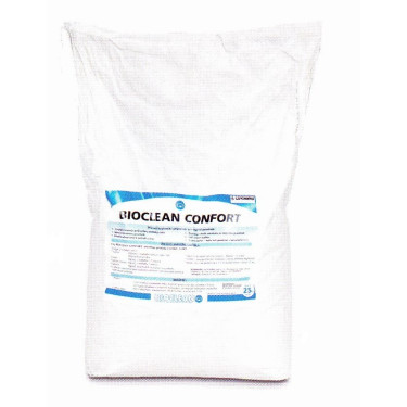 Bioclean Confort 25 kg - środek dezynfekująco-suszący do obór i kurników