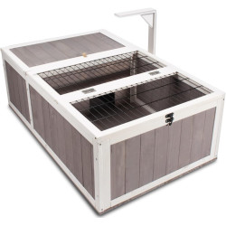 Drewniany wybieg dla małych zwierząt 0878