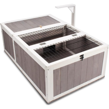 Drewniany wybieg dla małych zwierząt 0878