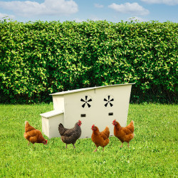 Kurnik plastikowy Happy Nest - 132 x 80 x 85 cm