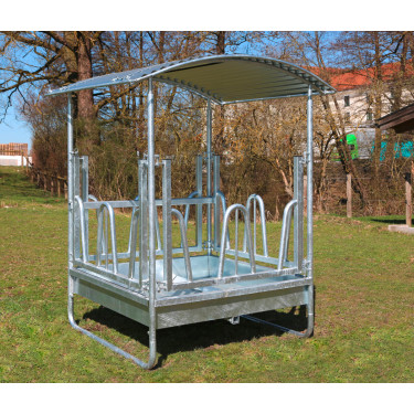 Kwadratowy paśnik dla bydła i koni 1,5 × 1,5 × 2,4 m