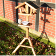 Drewniany karmnik dla ptaków Domek dla ptaków