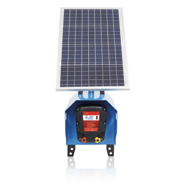 Zestaw solarny PUHU do ogrodzenia elektrycznego 4J + panel 40 W