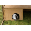 Wybieg KERBL dla królików na zawiasach z domkiem, 220 x 115 x 75 cm