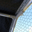 Klatka zewnętrzna - zadaszenie ogrodzone z plandeką - 2x3x2m - deluxe