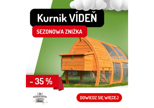 Drewniany kurnik VÍDEŇ, 1720x760x1020 mm