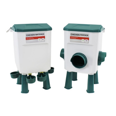 Zestaw automatyczny karmnik 7,5 kg + poidło 11,5 l 