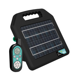 Przenośne źródło energii słonecznej RF do ogrodzenia elektrycznego fencee solar DUO RF SDX08 z kontrolerem