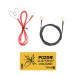 Zestaw ogrodzenia elektrycznego dla psa, kota, królika - zasilanie sieciowe - kabel 100 m