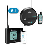 Zestaw ogrodzenia elektrycznego Smart Farm - źródło RF z pilotem 5 J - bramka WiFi - sterowanie telefonem