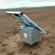 Zestaw podstawowy do ogrodzenia solarnego z skrzynką bezpieczeństwa, sterownikiem 10 A, panelem 100 W, konsolą
