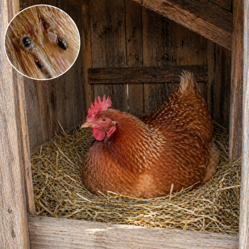 Ptaszyniec kurzy w kurniku: jak z nim walczyć