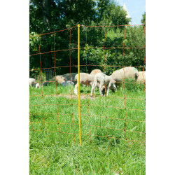 Siatka OviNet dla owiec, pomarańczowa, wysokość 90 cm, podwójny grot