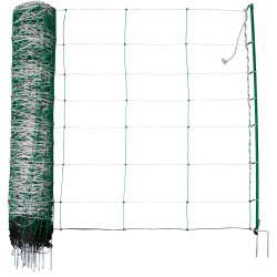 TitanNet siatka dla owiec, 50 m × 108 cm, podwójny grot, biało-zielona, AKO