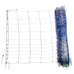 AKO TitanNet 145, niebiesko-biała, 50 m, 145 cm, podwójny grot