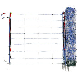 TitanNet Premium Vario, 50 m, biało-niebieska, 122 cm, podwójny grot 