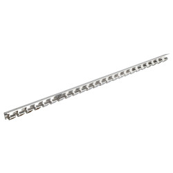 Listwa zawieszająca 100 cm, stal nierdzewna, do kurtyny PVC, Kerbl