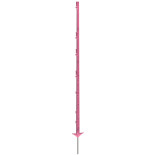 Plastikowy słupek do ogrodzenia elektrycznego, 156 cm, różowy