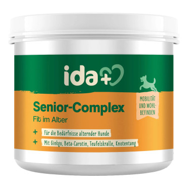Kerbl IdaPlus® Senior-Complex – suplement paszowy dla starszych psów, 350 g 