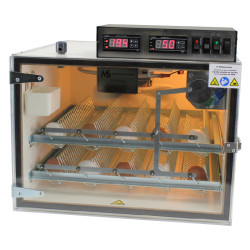 Inkubator profesjonalny MS100V - drewniany, 80 jaj kurzych