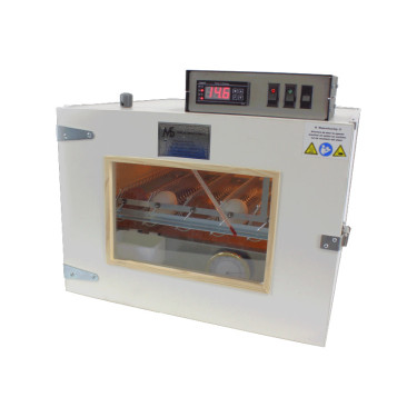 Inkubator profesjonalny MS50V - drewniany, 50 jaj kurzych