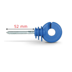 Izolator okrągły - ABS 52 mm - ze śrubą - wyjątkowo wytrzymały 