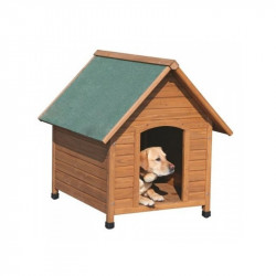Drewniany domek dla psa o wymiarach 85x73x80cm