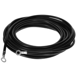 Kabel łączący do pastuchów elektrycznych – zasilacz/pręt uziemiający – 3/10 m