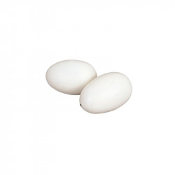 Jajo sztuczne średnie, podkładka dla kur, ceramiczne