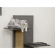 Kerbl Drapak dla kotów Alex, szary, EKO plastik, 152 x 42 x 42 cm