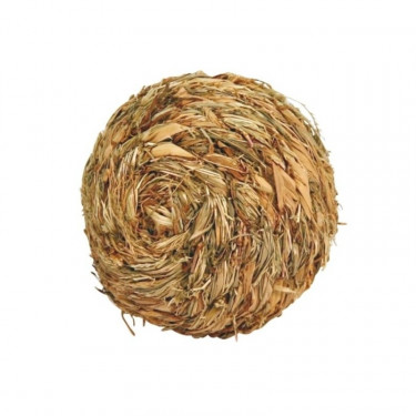 Balon wykonany z plecionej trawy, 13 cm