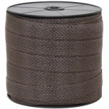 Taśma do ogrodzenia elektrycznego o szerokości 40 mm w kolorze brązowym