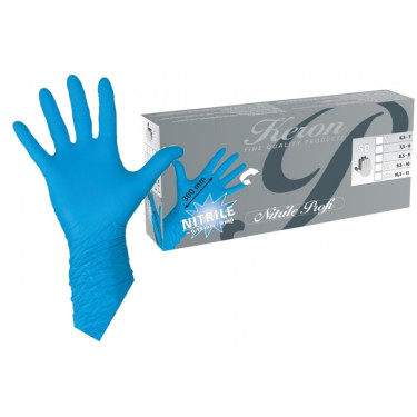 Rękawiczki nitrylowe Profi o długości 30 cm