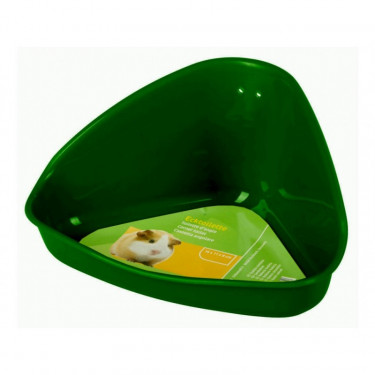 Toaleta dla chomików, plastikowa, kolor zielony