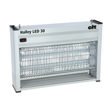 Kerbl elektryczny rażący lampa owadobójcza Fly Killer Halley LED 30, niebieska