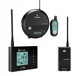 Zestaw ogrodzenia elektrycznego inteligentnego gospodarstwa - źródło RF z kontrolerem 7 J - centralna bramka WiFi - monitor MX10