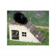 Domek dla królików i innych gryzoni ze spadzistym dachem